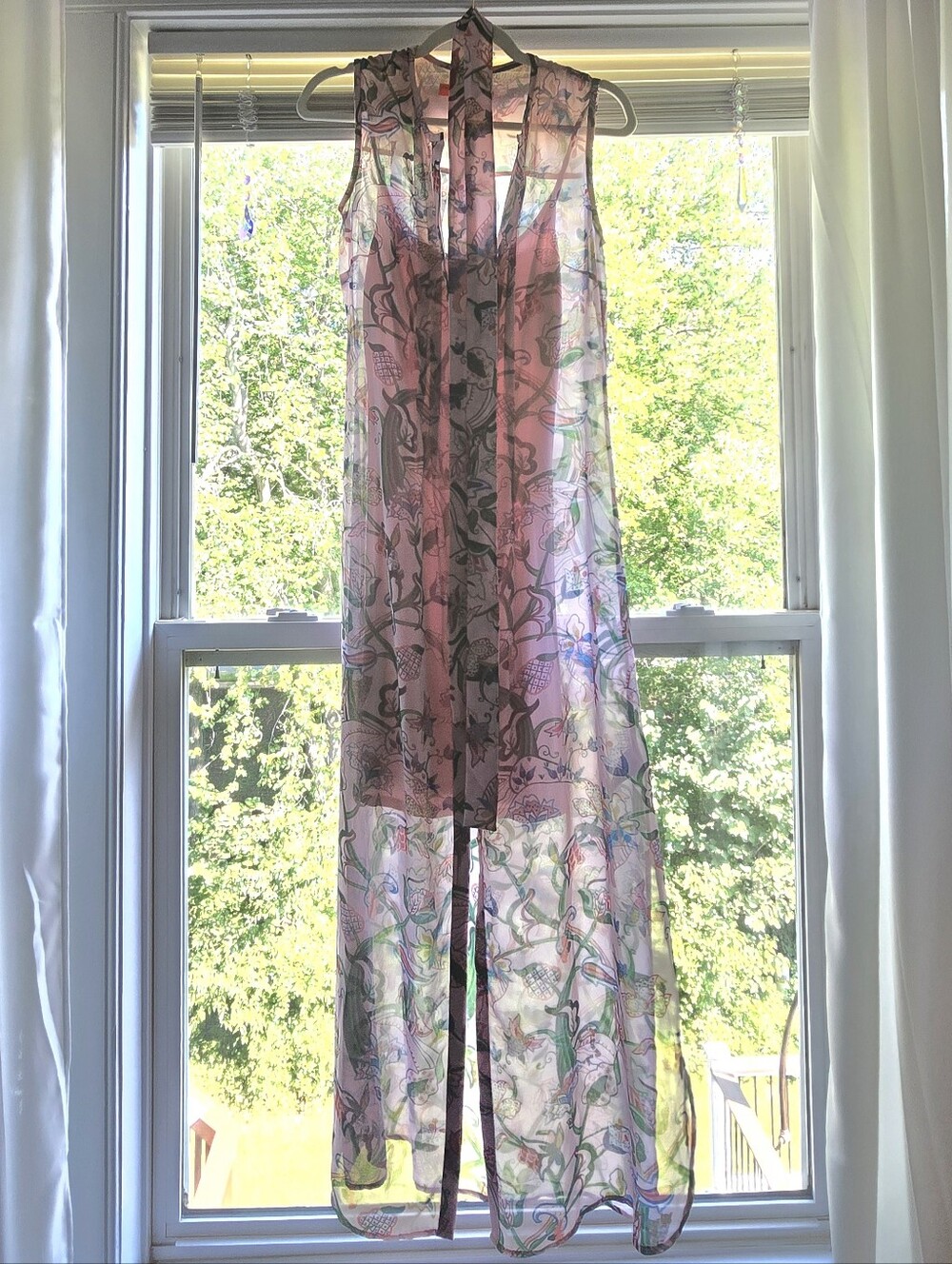 Ted Baker Colour By Numbers Susien printed sheer dress